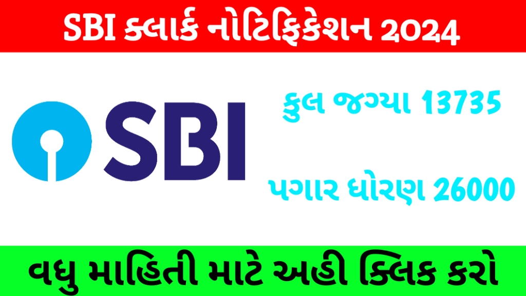 SBI Clerk Recruitment Notification 2024: 