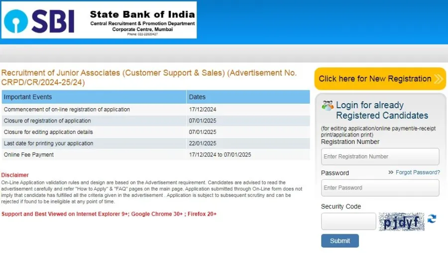 SBI TFO Recruitment 2025